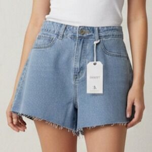 Flying Angel  Demin Shorts Women's  Light Blue Size 9/29 NWT